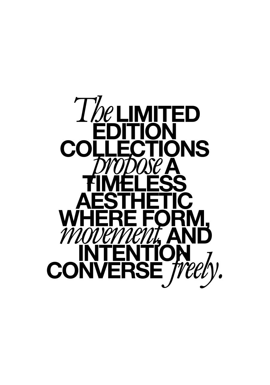 Limited Edition. Behind the scenes